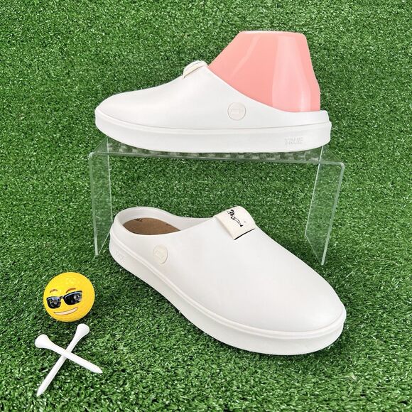 True Linkswear FS-Slide Women's 8 Golf Shoes Bone White Activewear Outdoors